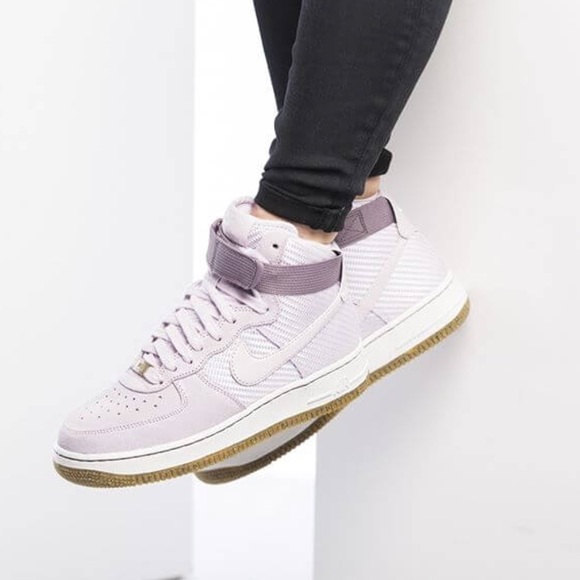 NWT Nike Air Force 1 Hi PRM Bleached Lilac WMNS - Picture 3 of 8